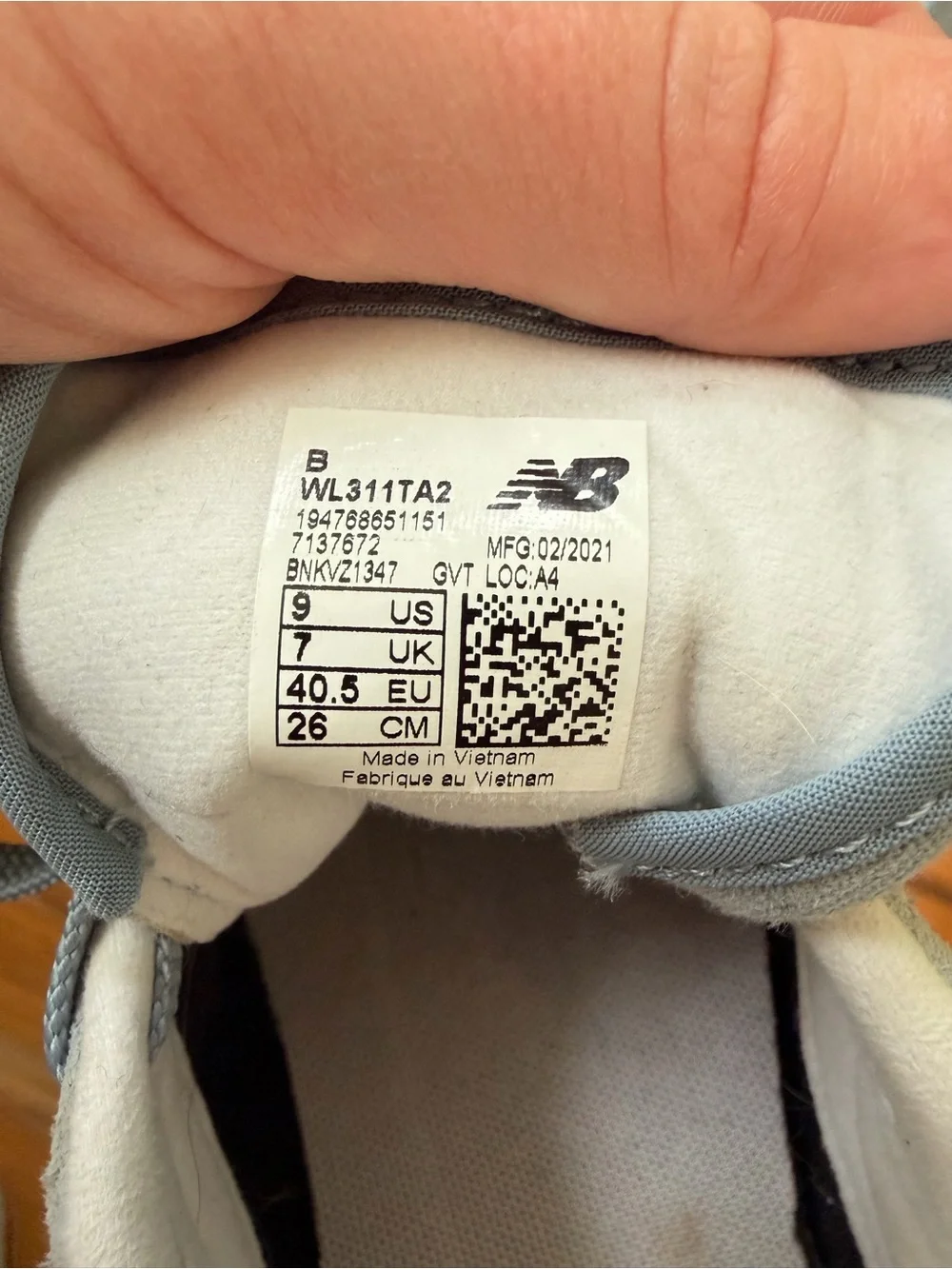 New Balance comfort sneakers footbed